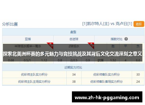 探索北美洲杯赛的多元魅力与竞技挑战及其背后文化交流深刻之意义 探索北美洲杯赛的多元魅力与竞技挑战及其背后文化交流深刻之意义